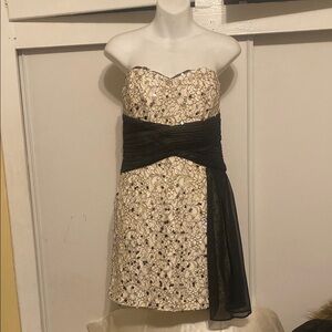 Maxandcleo dress size S color black and beige